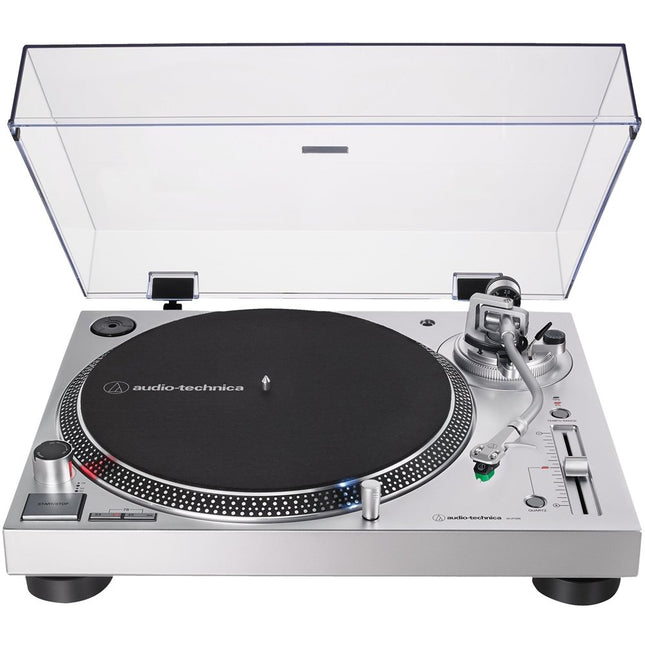 Audio Technica ATLP120XUSBSV Directdrive platenspeler zilver.