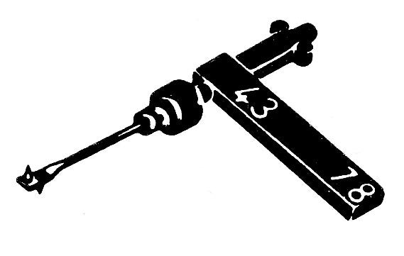Tetrad 43 LP+78rpm 293DS/SN stylus.