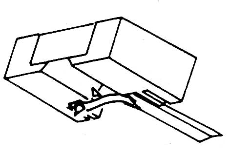 Shure VN2E/V15MKI 1084DE/OR original elliptical stylus