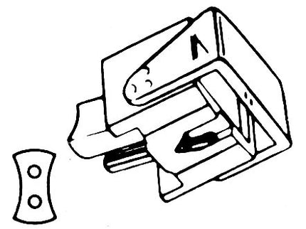 Ortofon/Jico D20EMKII 77101  nude elliptical stylus