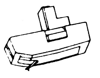 JVC/Nivico DT100E 1475OR original click-in cartridge