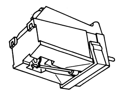 Teppaz MT30 2101OR original stereo crystal-cartridge