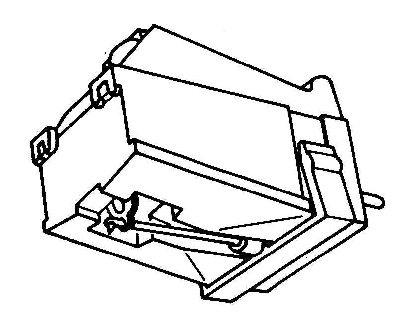 Teppaz MT30 2101OR original stereo crystal-cartridge