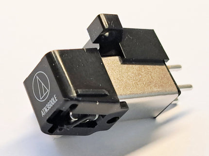 Audio Technica AT3600LE elliptical 3203OR MM-cartridge + SME headhell silver