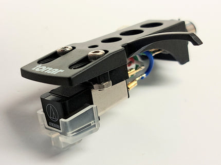 Audio Technica AT3600LE elliptical 3203OR MM-cartridge + SME headhell silver