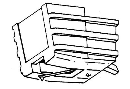 Saba ATNX11E 847DE/OR original elliptical stylus.