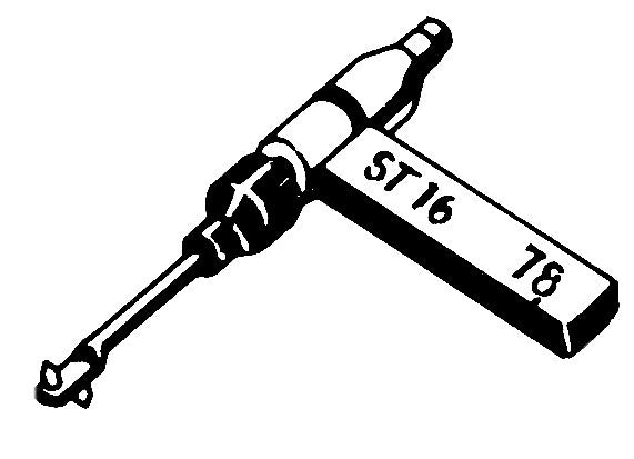BSR ST16 442DS/SN LP+78rpm stylus.