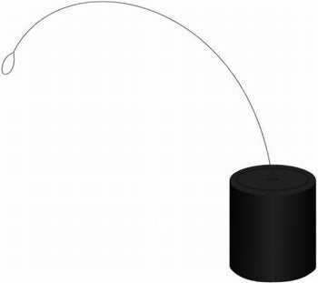 Tonar 4614 AntiSkating weight on a nylon thread 3gram black