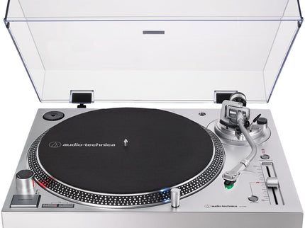 Audio Technica ATLP120XUSBSV Directdrive platenspeler zilver.