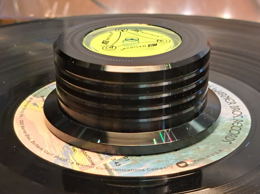 210450 Record Puck 260gram Black with 2D-level