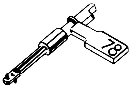 ElectroVoice 2641 460DS/SN LP+78rpm stylus.