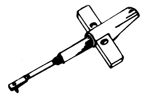 Philips GP204 543DS single-tip stylus.
