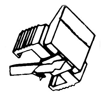 Elac D555E 6385DE elliptical stylus