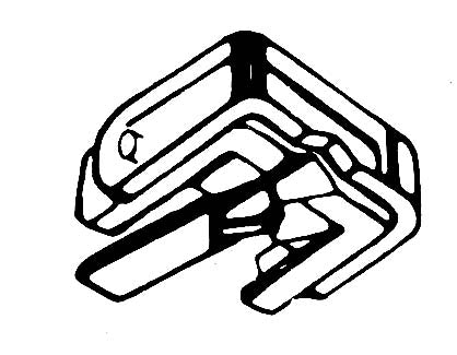 Shure NDCEJ 1245DE elliptical stylus