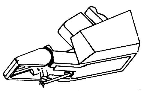 Kenwood/Trio N55 1408OR original click-in cartridge