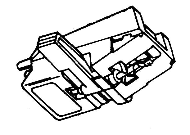 Perpetuum Ebner PE190 2055OR original stereo crystal-cartridge