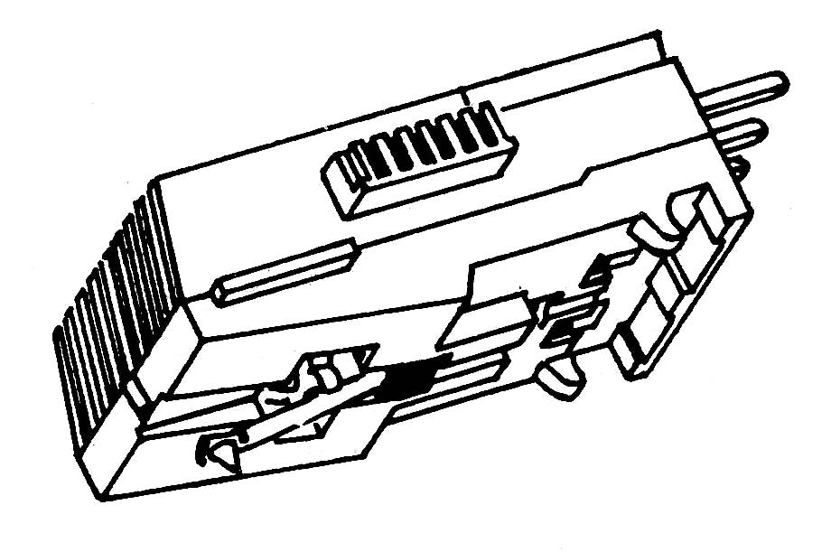 Tesla VK4302 2056OR original stereo crystal-cartridge