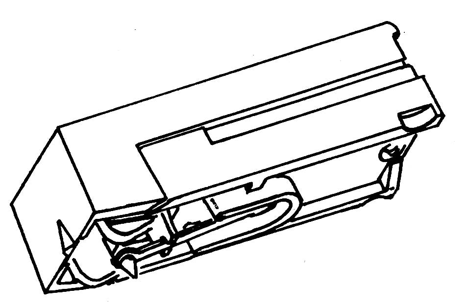 Lesa C1 2257OR original crystal mono-cartridge