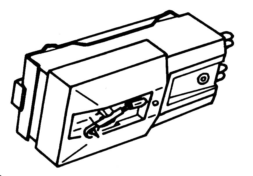 Toshiba C20C 2370OR origonal stereo ceramic-cartridge