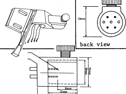 Tonar StraightArm headshell 3155.