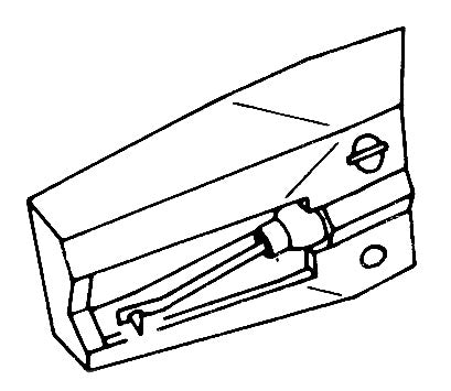 Roadstar Needle1-metal 6174DS diamond stylus