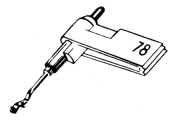 Perpetuum Ebner PE190 439SS/SN LP+78rpm stylus.