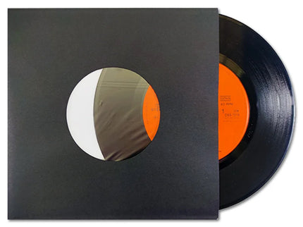 502216 Single-binnenhoes 7" papier zwart + innersleeve