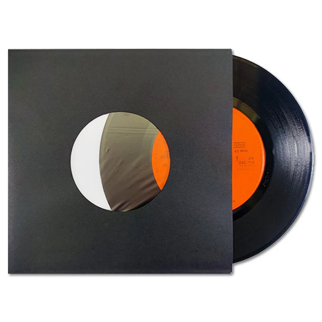 502216 Single-binnenhoes 7" papier zwart + innersleeve