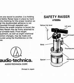AudioTechnica AT6006R / 5341OR automatic safety tone-arm-lift